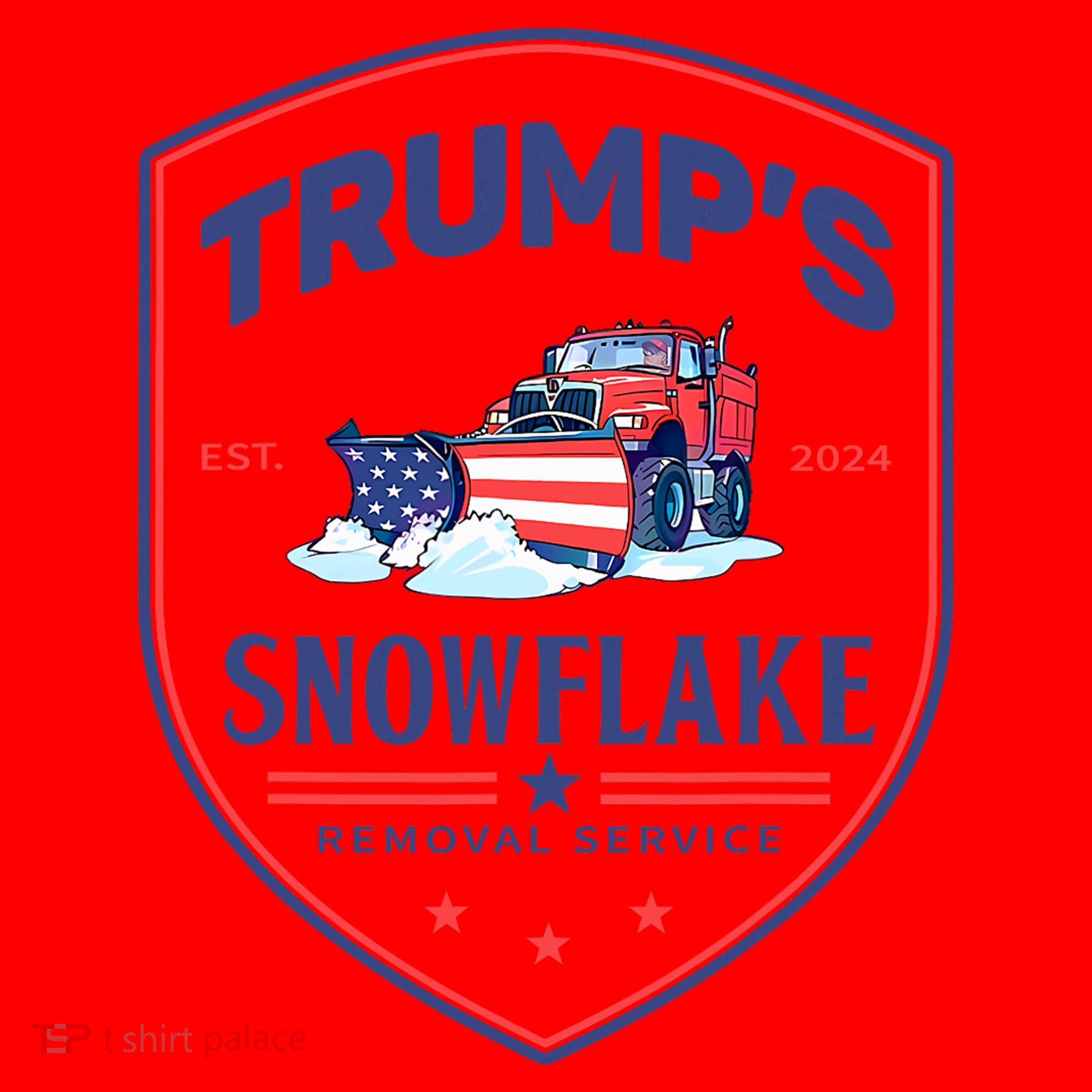 TrumpS Snowflake Removal Service Funny Donald Trump 2024 Santa Hat
