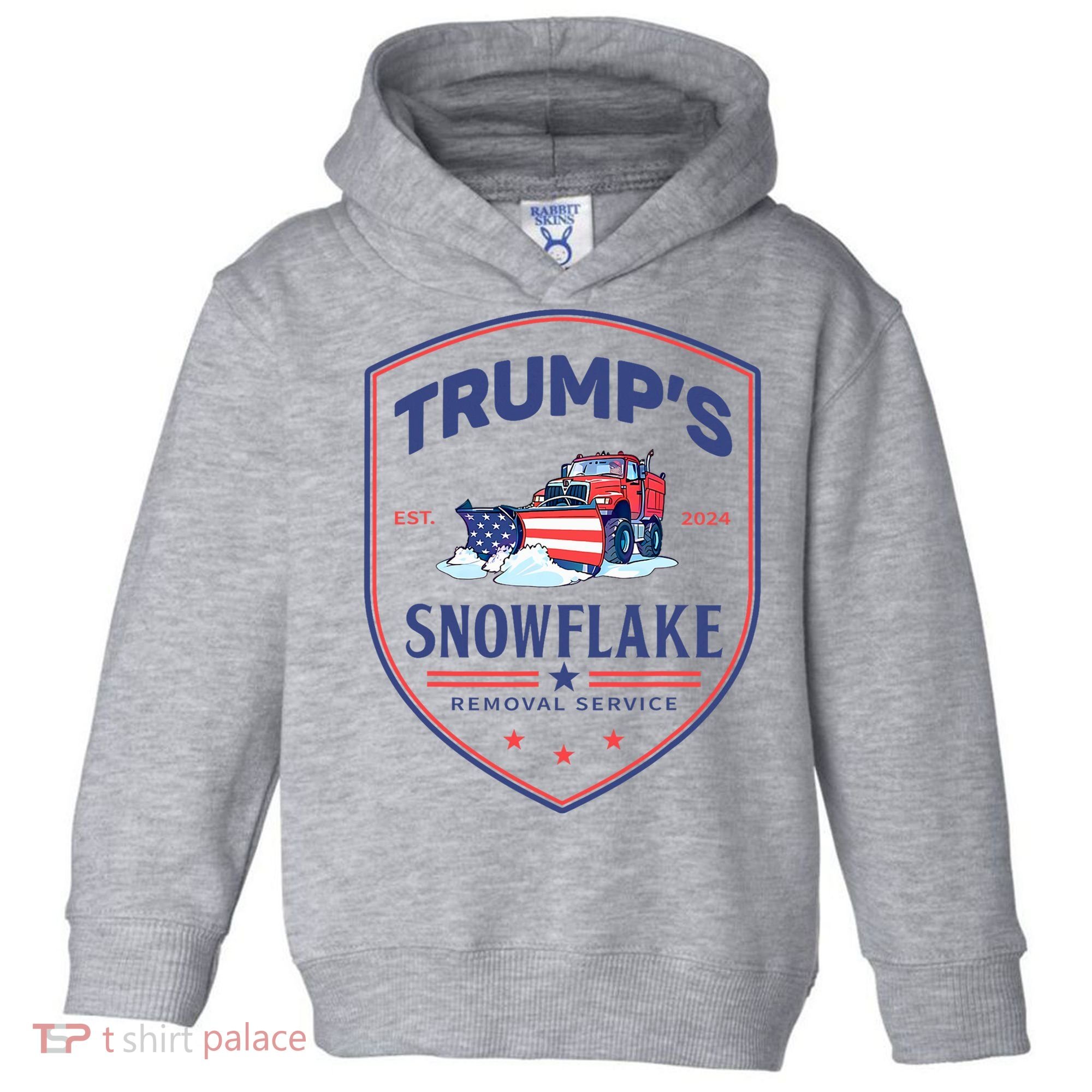 TrumpS Snowflake Removal Service Funny Donald Trump 2024 Toddler Hoodie