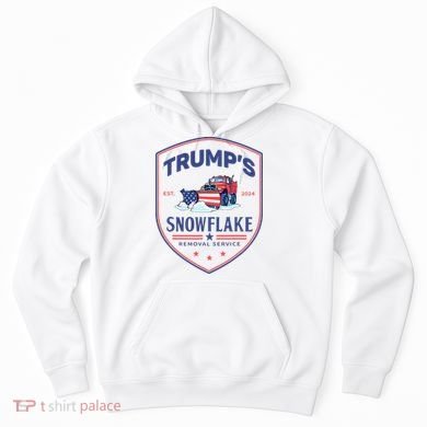 TrumpS Snowflake Removal Service Funny Donald Trump 2024 Hoodie