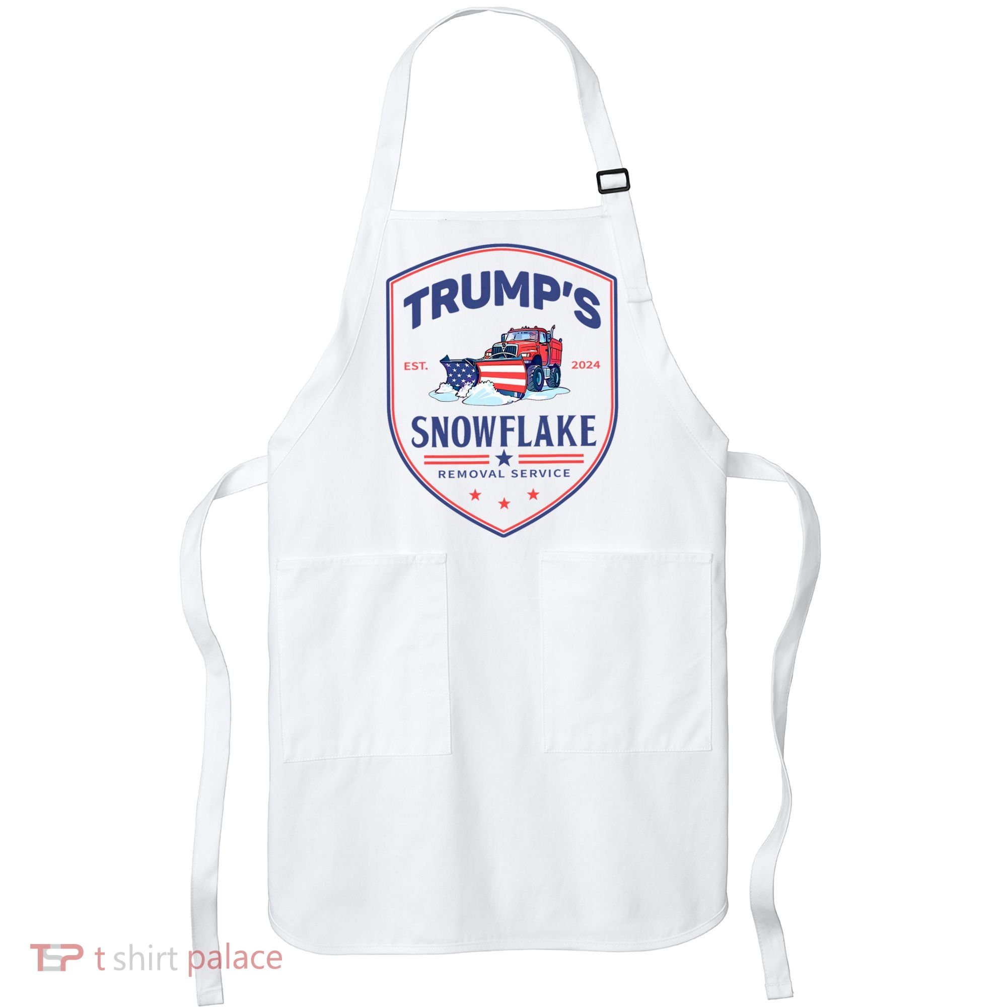 TrumpS Snowflake Removal Service Funny Donald Trump 2024 Apron