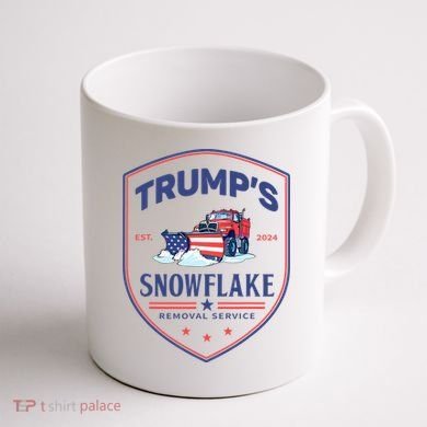 TrumpS Snowflake Removal Service Funny Donald Trump 2024 Coffee Mug back