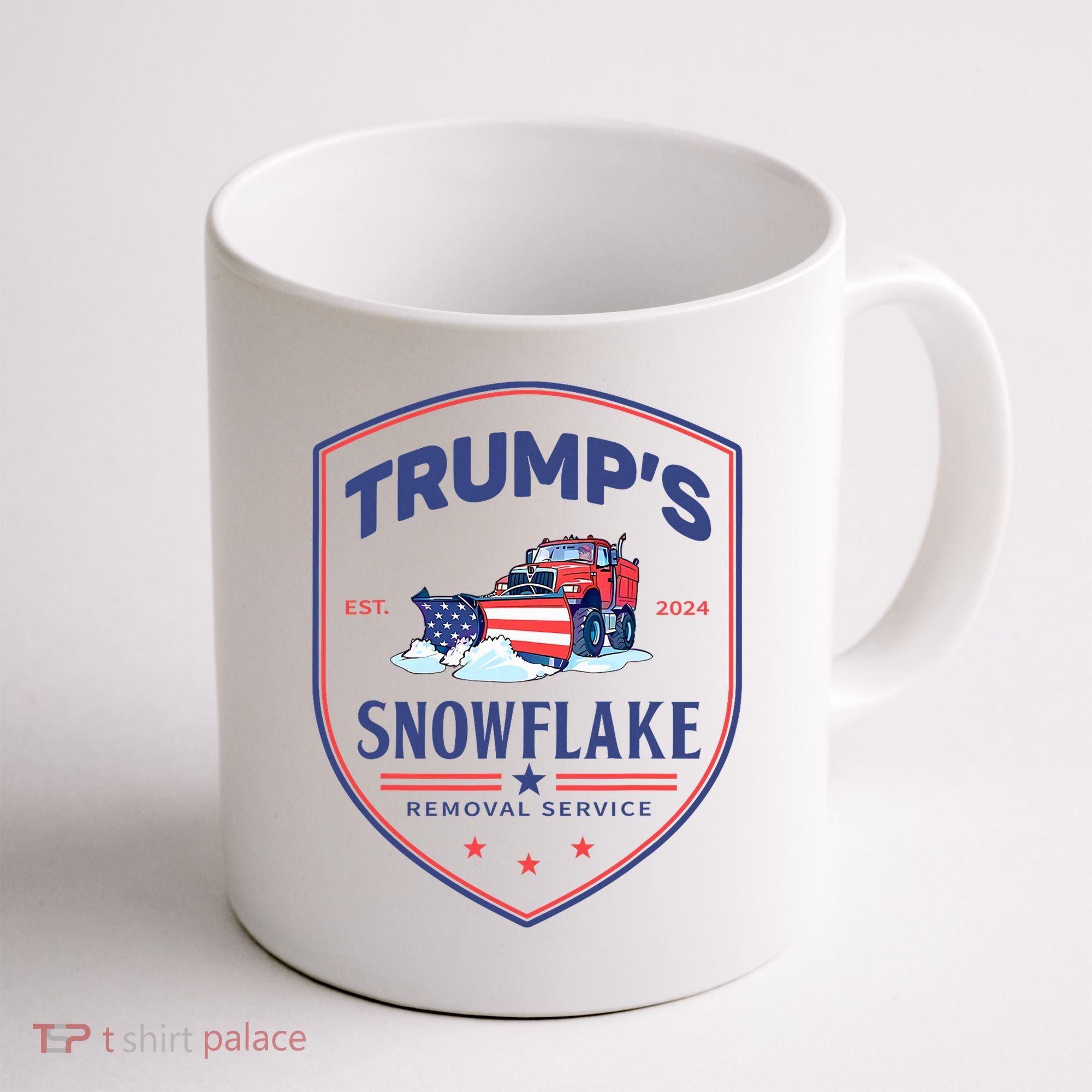 TrumpS Snowflake Removal Service Funny Donald Trump 2024 Coffee Mug