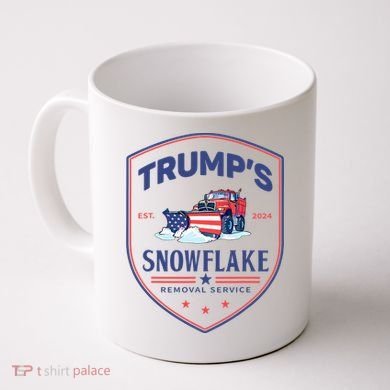 TrumpS Snowflake Removal Service Funny Donald Trump 2024 Coffee Mug