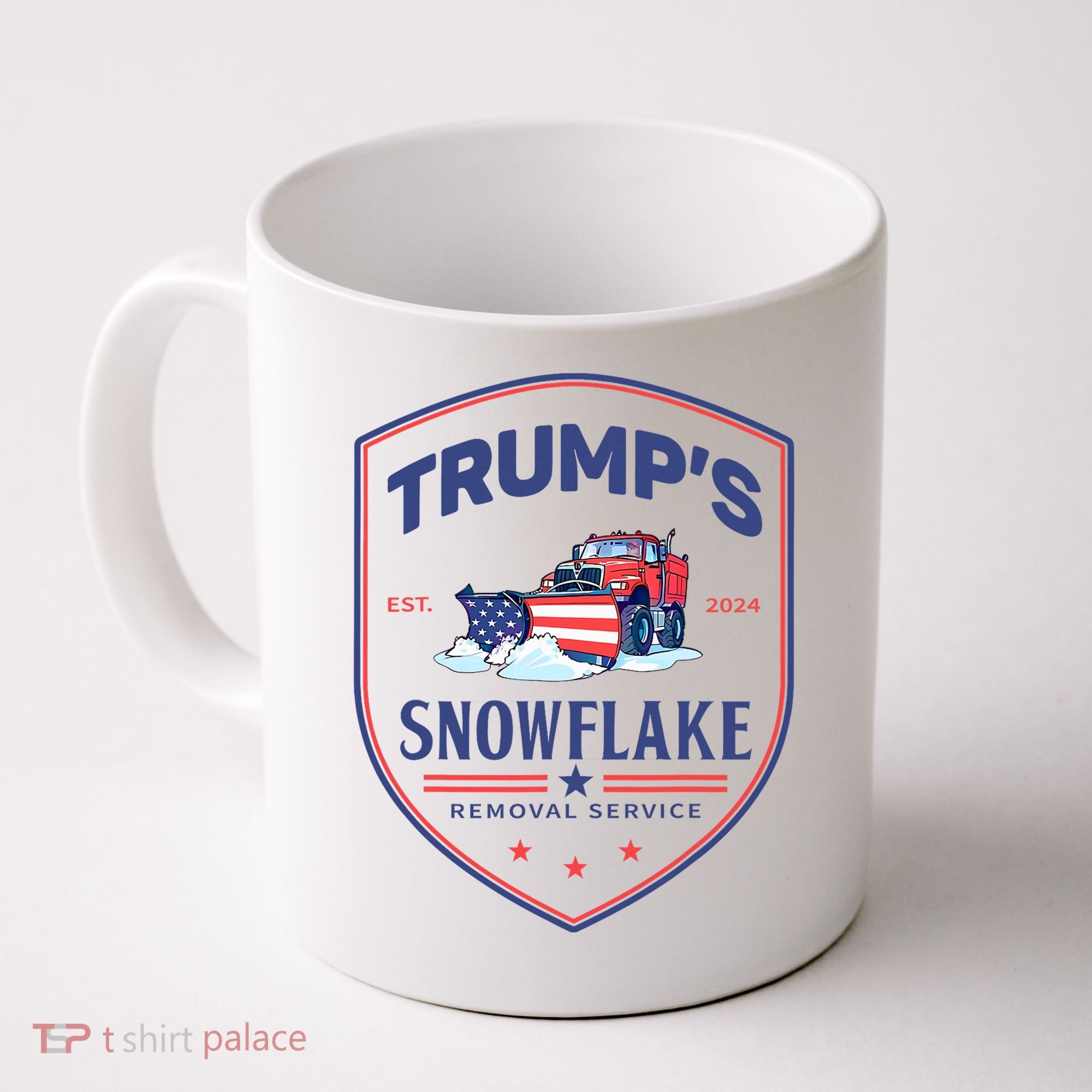 TrumpS Snowflake Removal Service Funny Donald Trump 2024 Coffee Mug