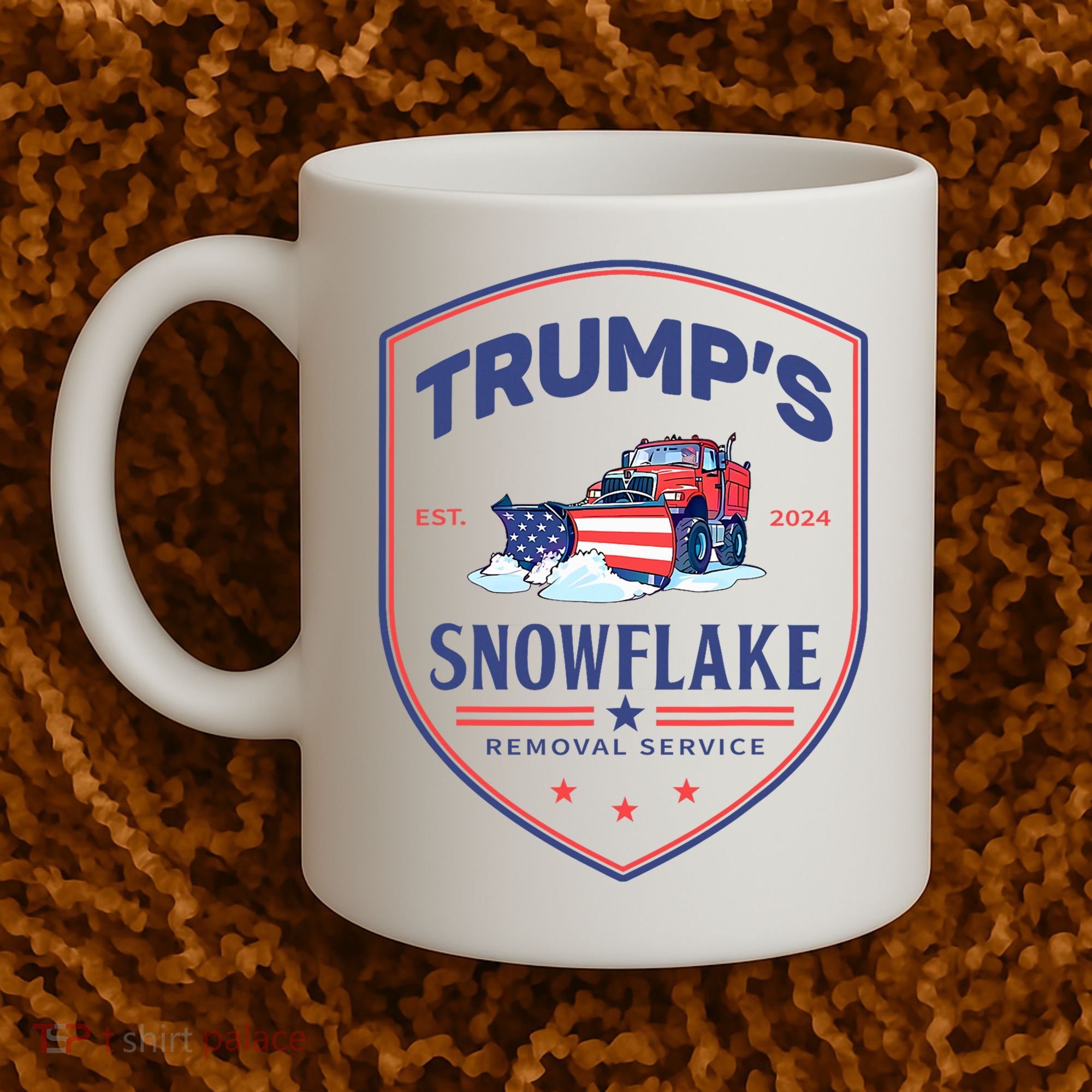 TrumpS Snowflake Removal Service Funny Donald Trump 2024 Coffee Mug