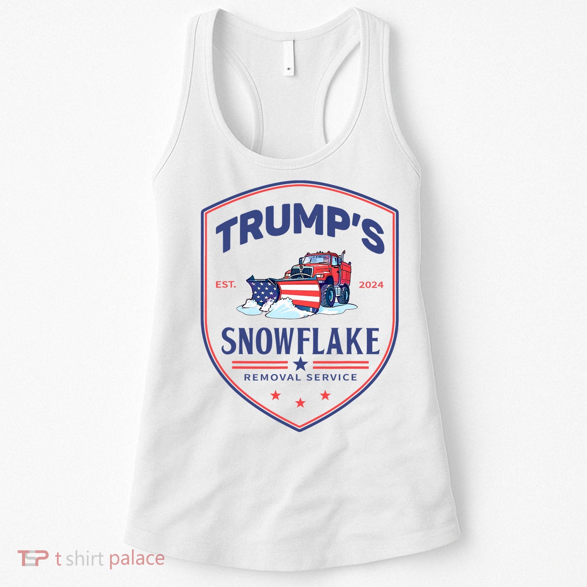 TrumpS Snowflake Removal Service Funny Donald Trump 2024 Women's Tank Top