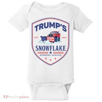 TrumpS Snowflake Removal Service Funny Donald Trump 2024 Baby Bodysuit