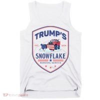 TrumpS Snowflake Removal Service Funny Donald Trump 2024 Tank Top thumb 0