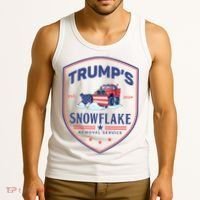 TrumpS Snowflake Removal Service Funny Donald Trump 2024 Tank Top thumb 3