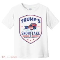 TrumpS Snowflake Removal Service Funny Donald Trump 2024 Toddler T-Shirt thumb 0