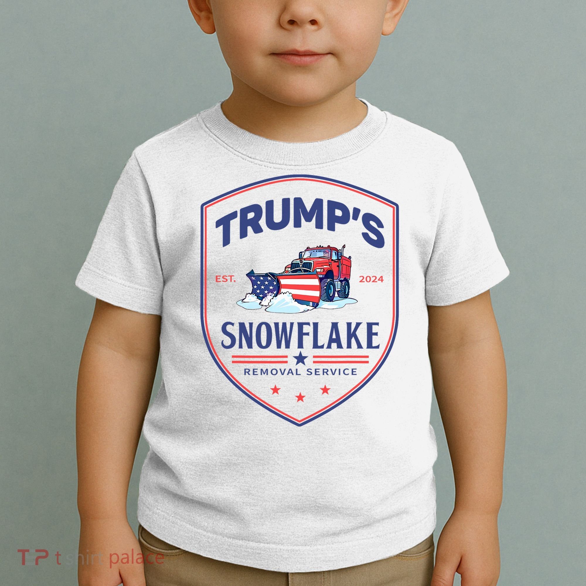 TrumpS Snowflake Removal Service Funny Donald Trump 2024 Toddler T-Shirt