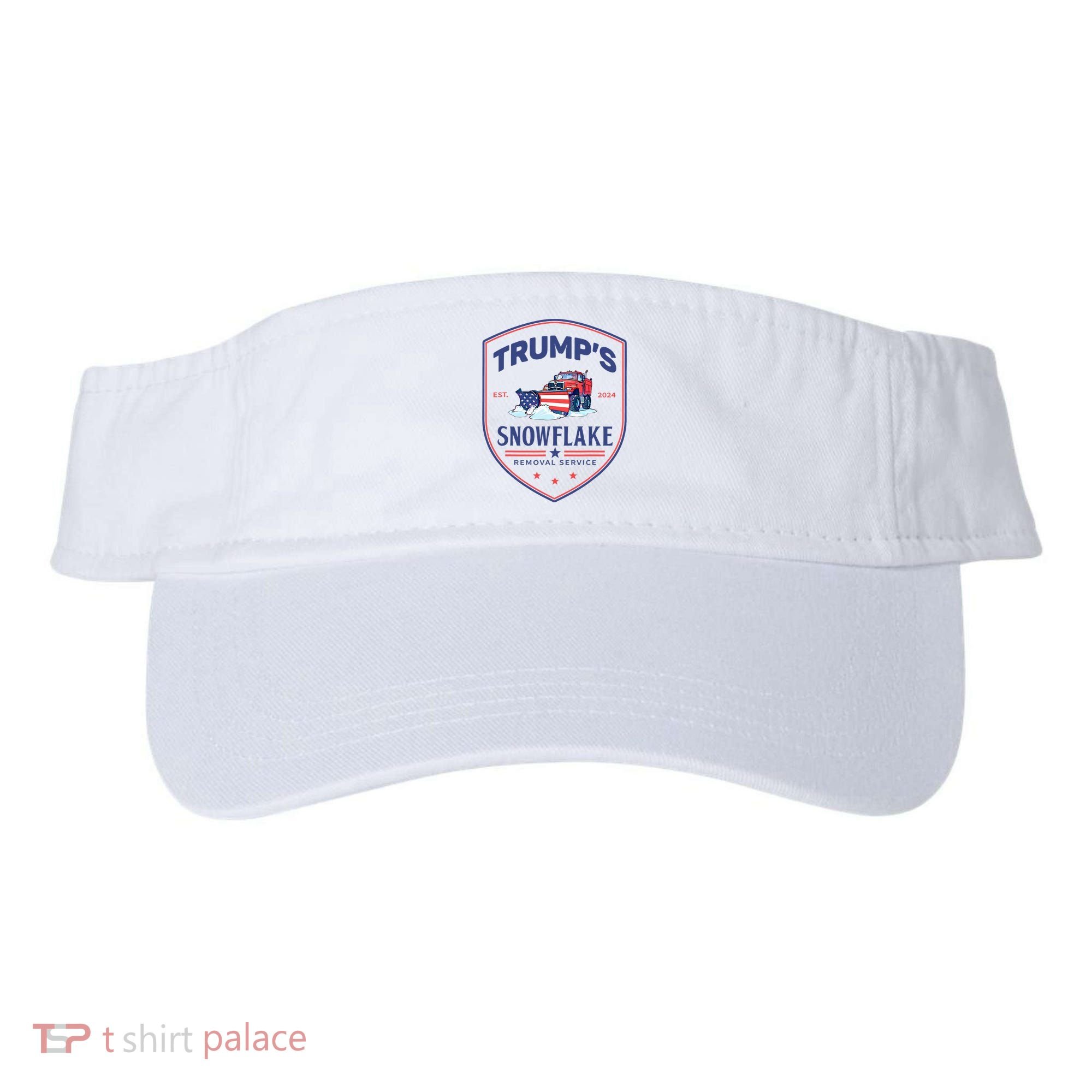TrumpS Snowflake Removal Service Funny Donald Trump 2024 Visor