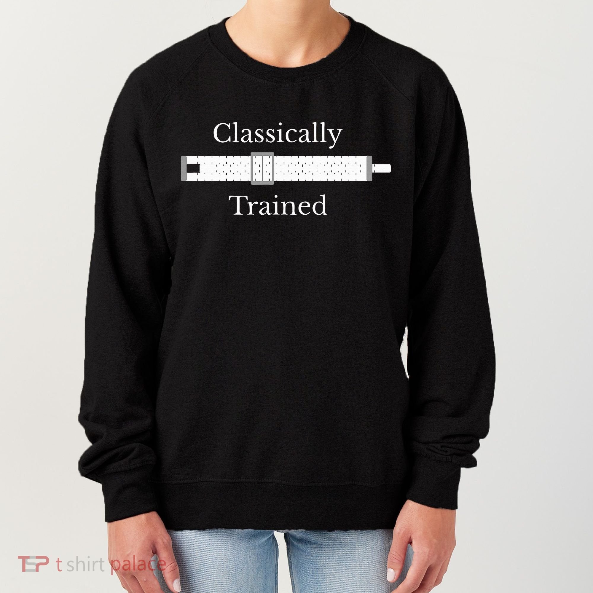 Trained Slide Rule Mechanical Analog Calculator Women's Sweatshirt