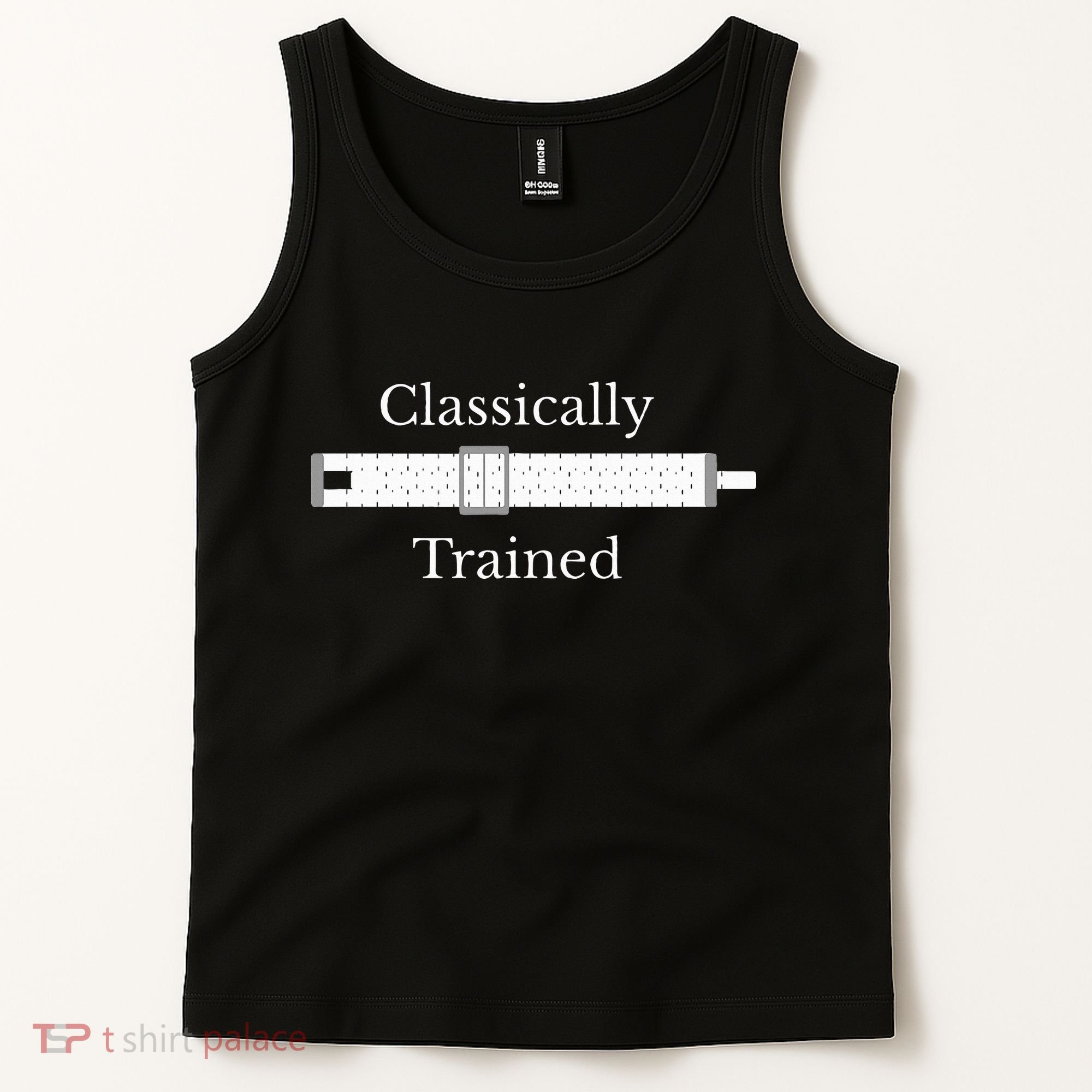 Trained Slide Rule Mechanical Analog Calculator Tank Top