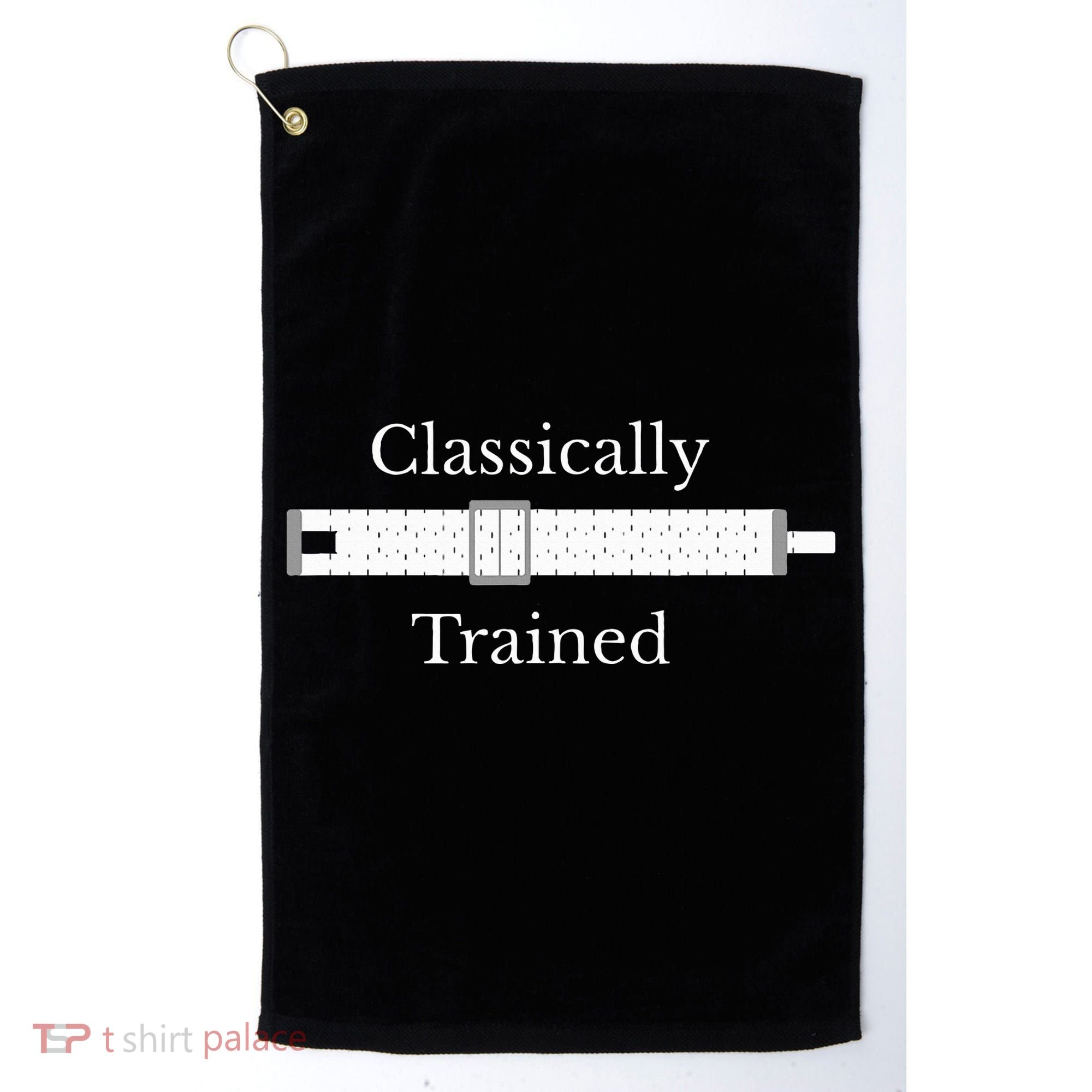 Trained Slide Rule Mechanical Analog Calculator Golf Towel