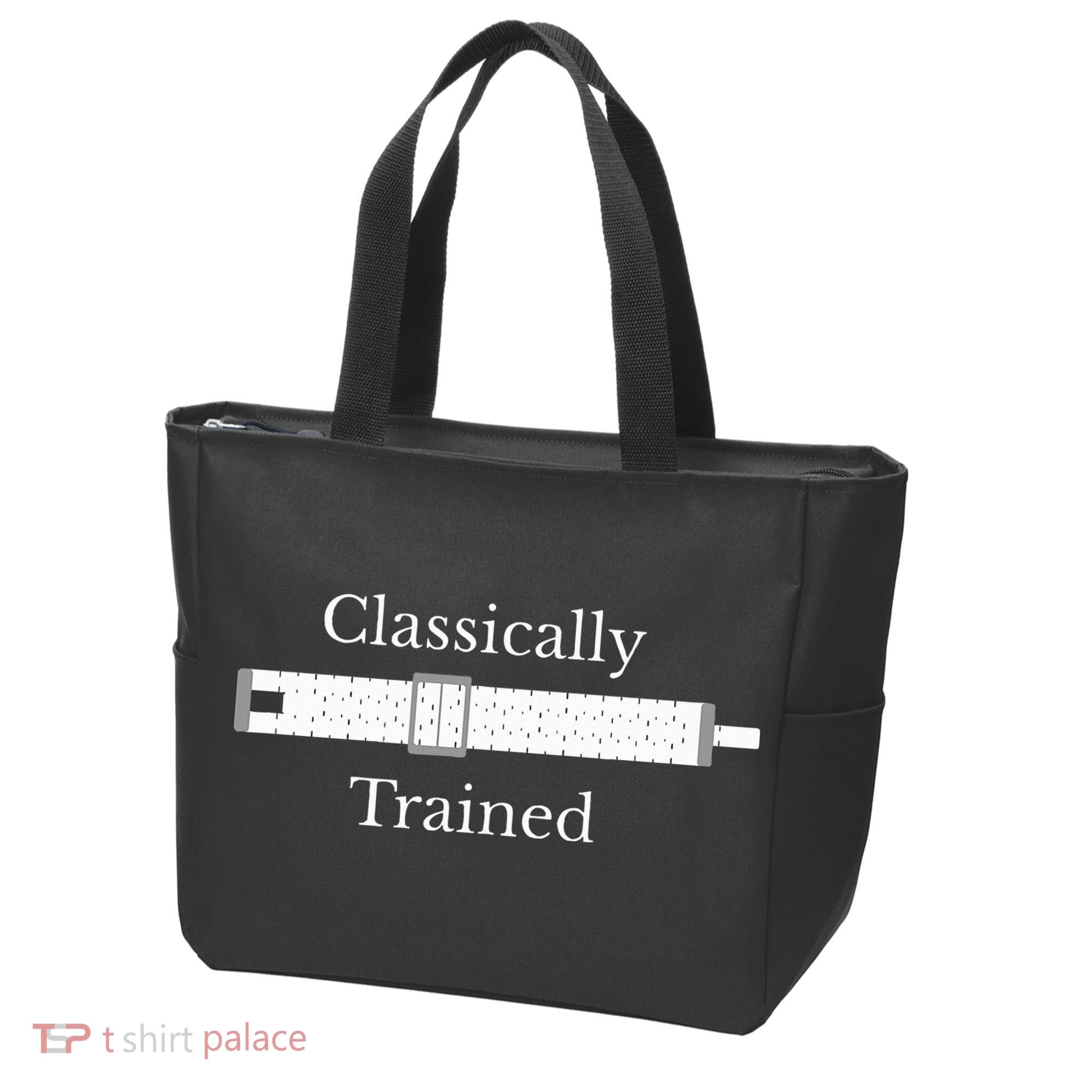 Trained Slide Rule Mechanical Analog Calculator Tote Bag