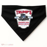 Trumps Snowflake Removal Service Est 2024 USA-Made Doggie Bandana thumb 0
