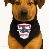 Trumps Snowflake Removal Service Est 2024 USA-Made Doggie Bandana thumb 1