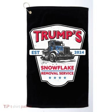 Trumps Snowflake Removal Service Est 2024 Golf Towel