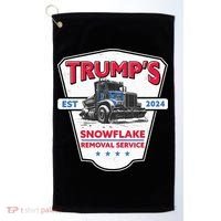 Trumps Snowflake Removal Service Est 2024 Golf Towel thumb 0
