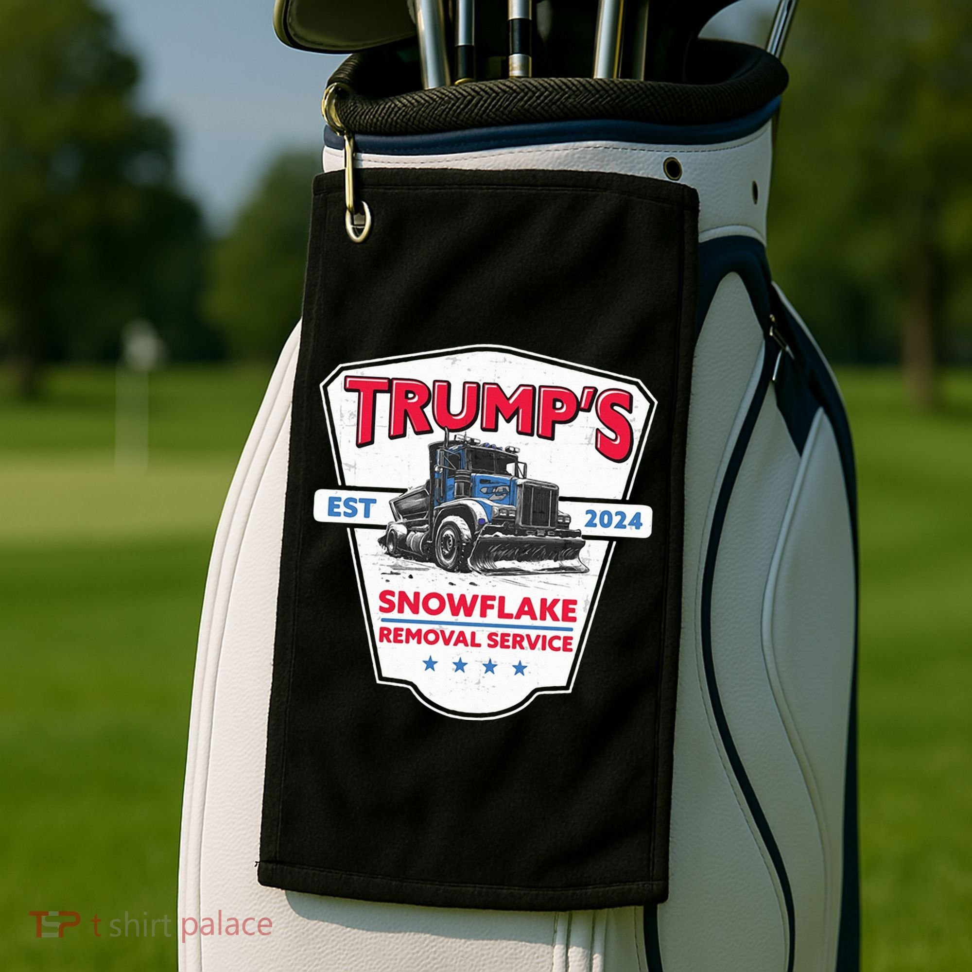 Trumps Snowflake Removal Service Est 2024 Golf Towel