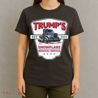 Trumps Snowflake Removal Service Est 2024 T-Shirt thumb 4