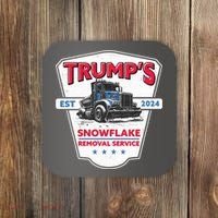 Trumps Snowflake Removal Service Est 2024 Coaster thumb 0