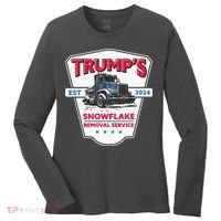 Trumps Snowflake Removal Service Est 2024 Women's Long Sleeve Shirt thumb 0