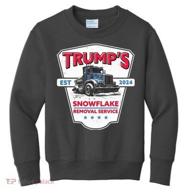 Trumps Snowflake Removal Service Est 2024 Kids Sweatshirt