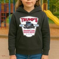 Trumps Snowflake Removal Service Est 2024 Kids Hoodie thumb 3
