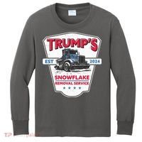 Trumps Snowflake Removal Service Est 2024 Kids Long Sleeve Shirt thumb 0