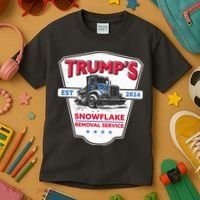 Trumps Snowflake Removal Service Est 2024 Kids T-Shirt thumb 3