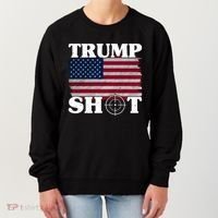 Trump Shot Rally Failed Shots Fired Assassination Women's Sweatshirt thumb 0
