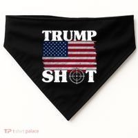 Trump Shot Rally Failed Shots Fired Assassination USA-Made Doggie Bandana thumb 0