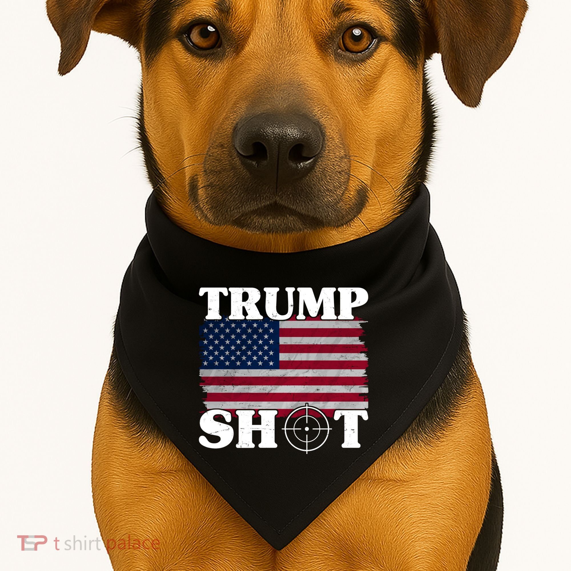 Trump Shot Rally Failed Shots Fired Assassination USA-Made Doggie Bandana