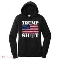 Trump Shot Rally Failed Shots Fired Assassination Women's Hoodie thumb 0