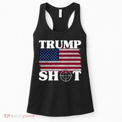Trump Shot Rally Failed Shots Fired Assassination Women's Tank Top