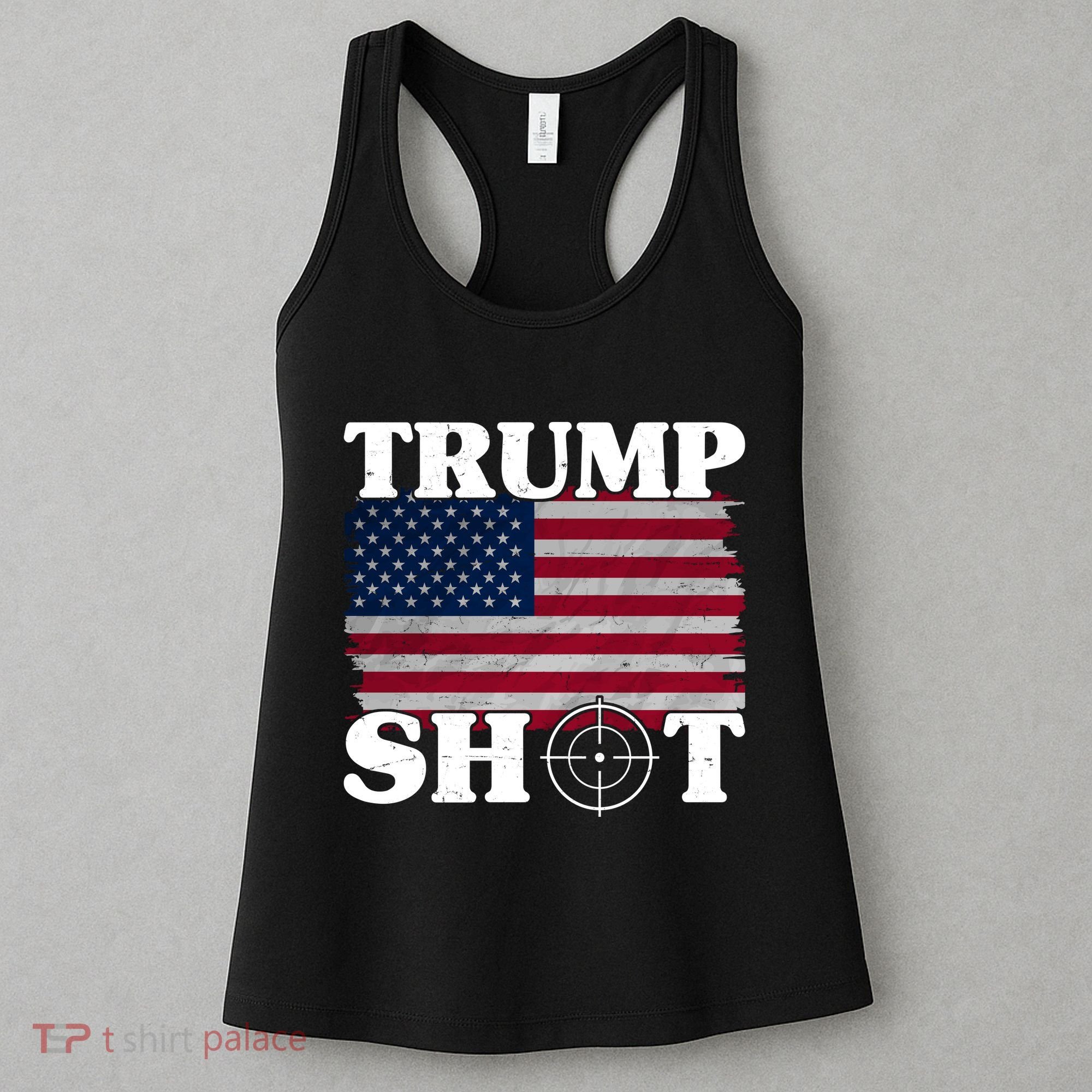 Trump Shot Rally Failed Shots Fired Assassination Women's Tank Top