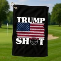 Trump Shot Rally Failed Shots Fired Assassination Golf Towel thumb 1