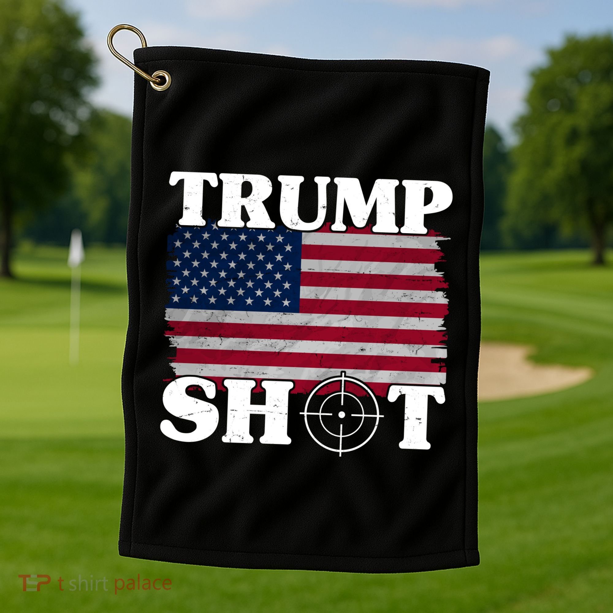 Trump Shot Rally Failed Shots Fired Assassination Golf Towel