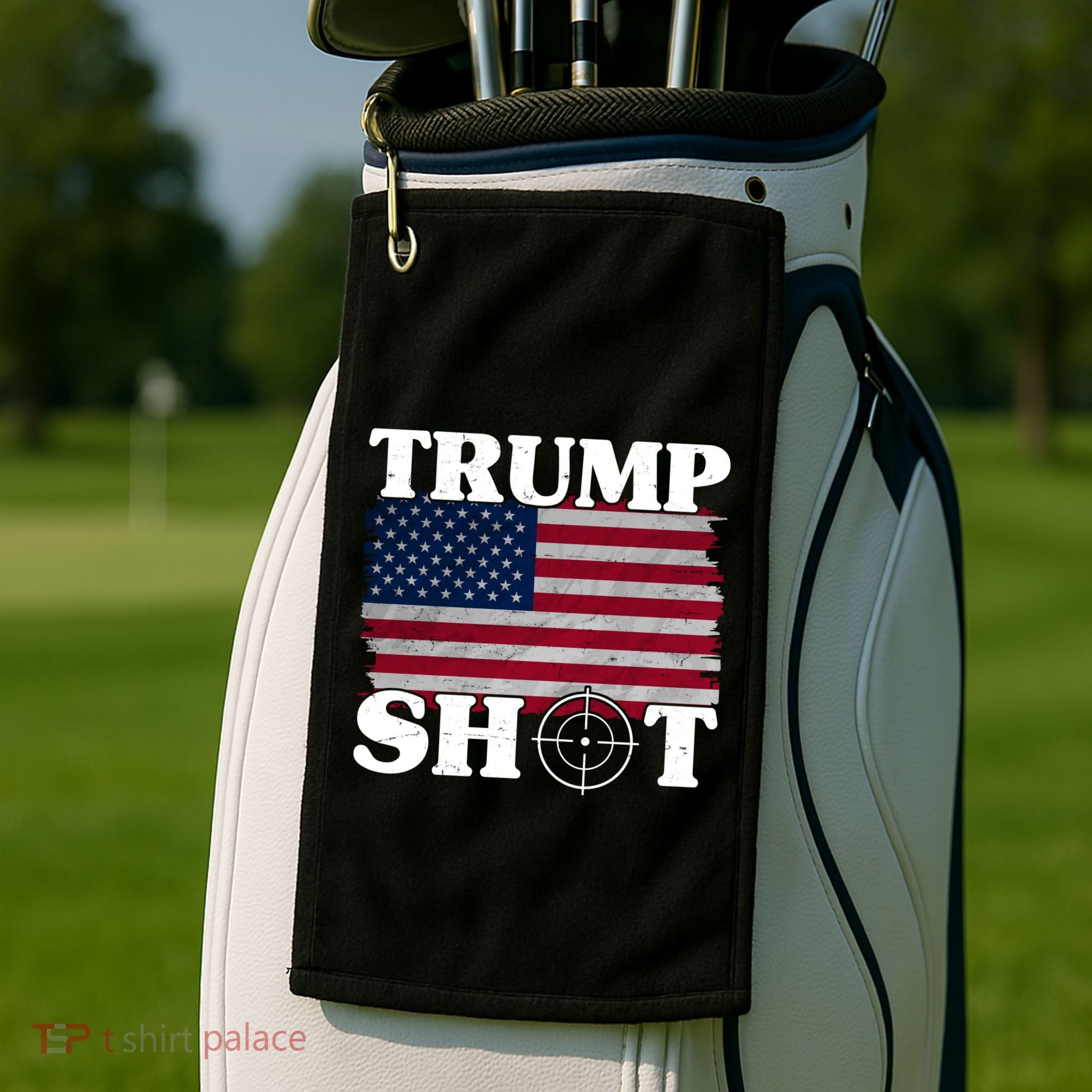 Trump Shot Rally Failed Shots Fired Assassination Golf Towel
