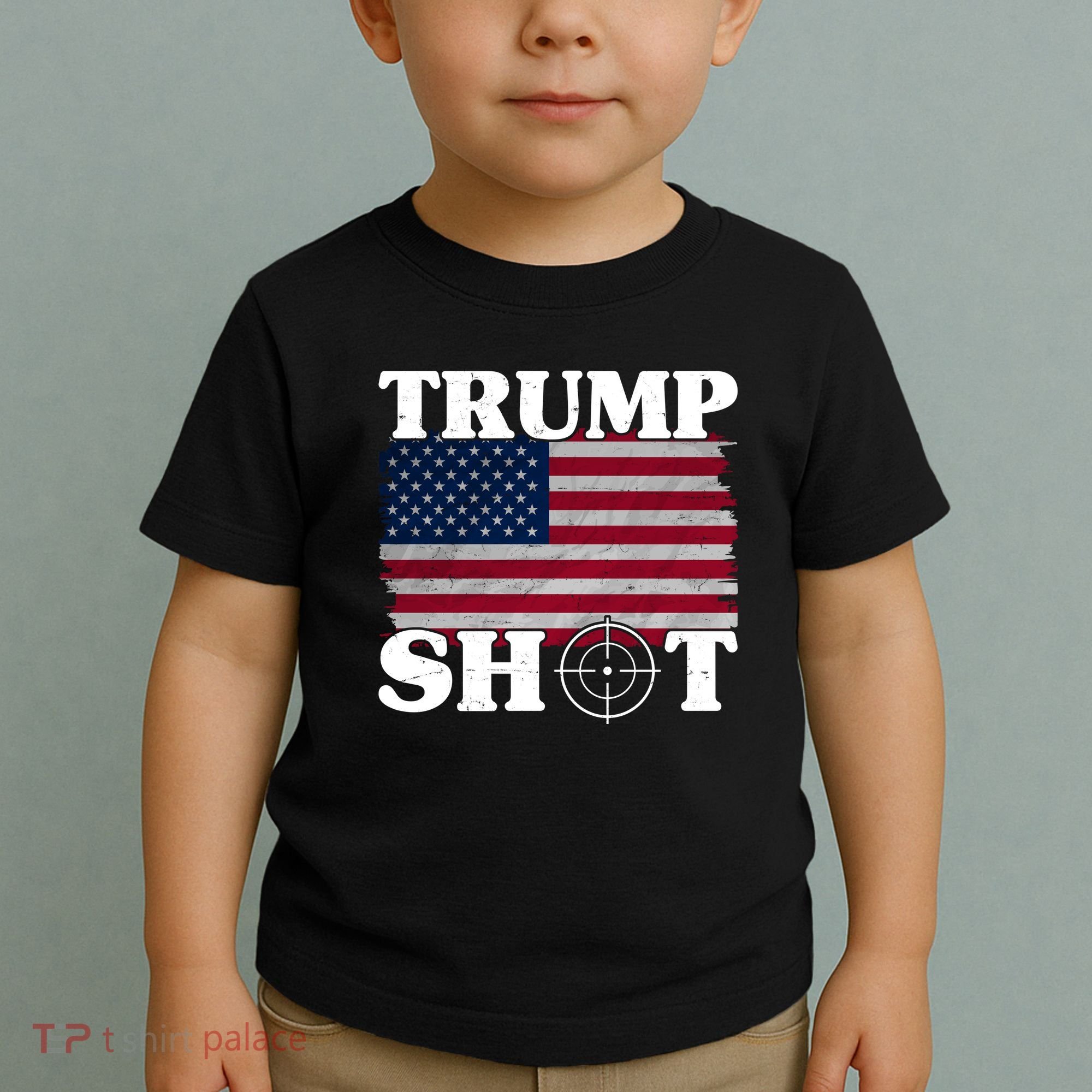 Trump Shot Rally Failed Shots Fired Assassination Toddler T-Shirt
