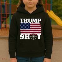 Trump Shot Rally Failed Shots Fired Assassination Kids Hoodie thumb 3