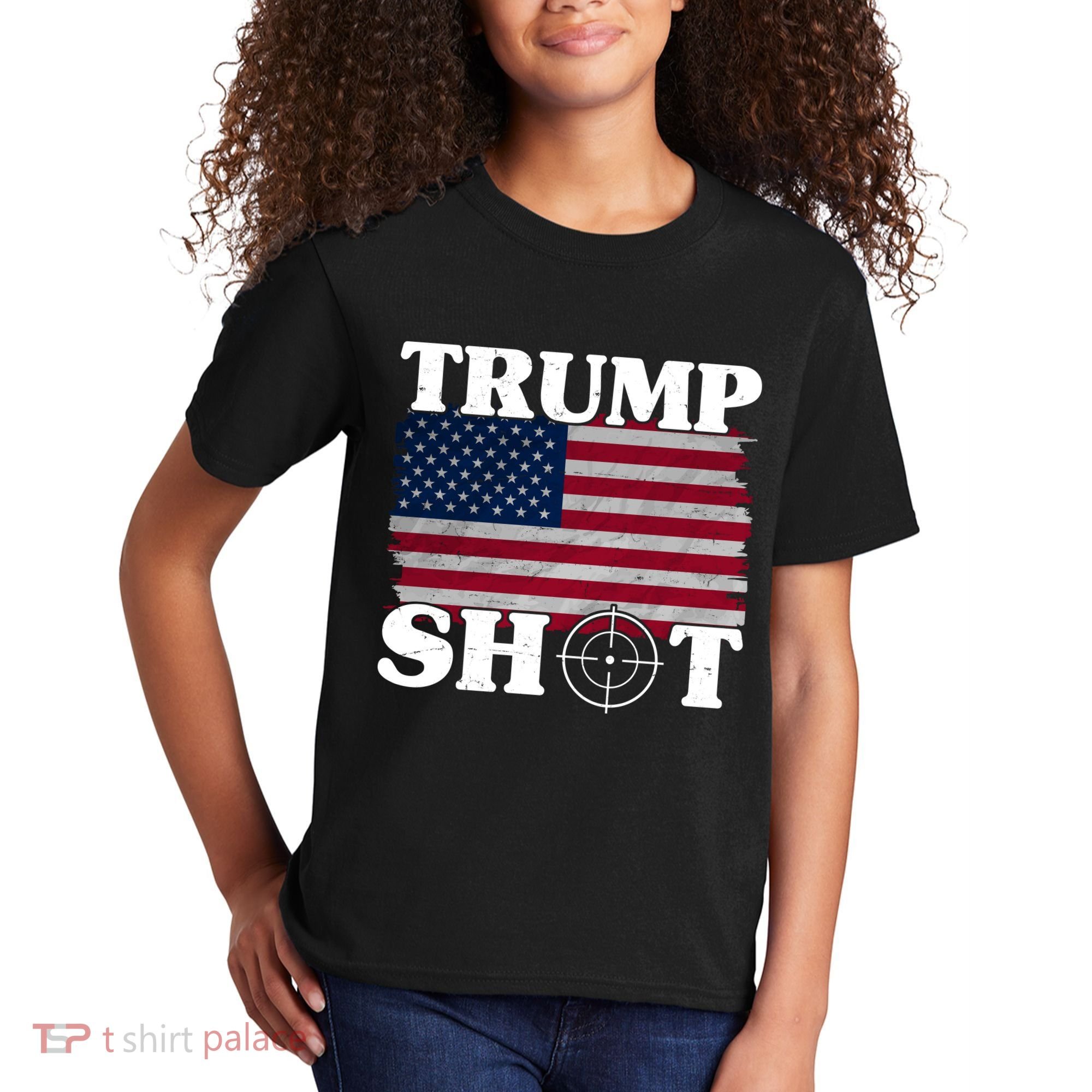 Trump Shot Rally Failed Shots Fired Assassination Kids T-Shirt