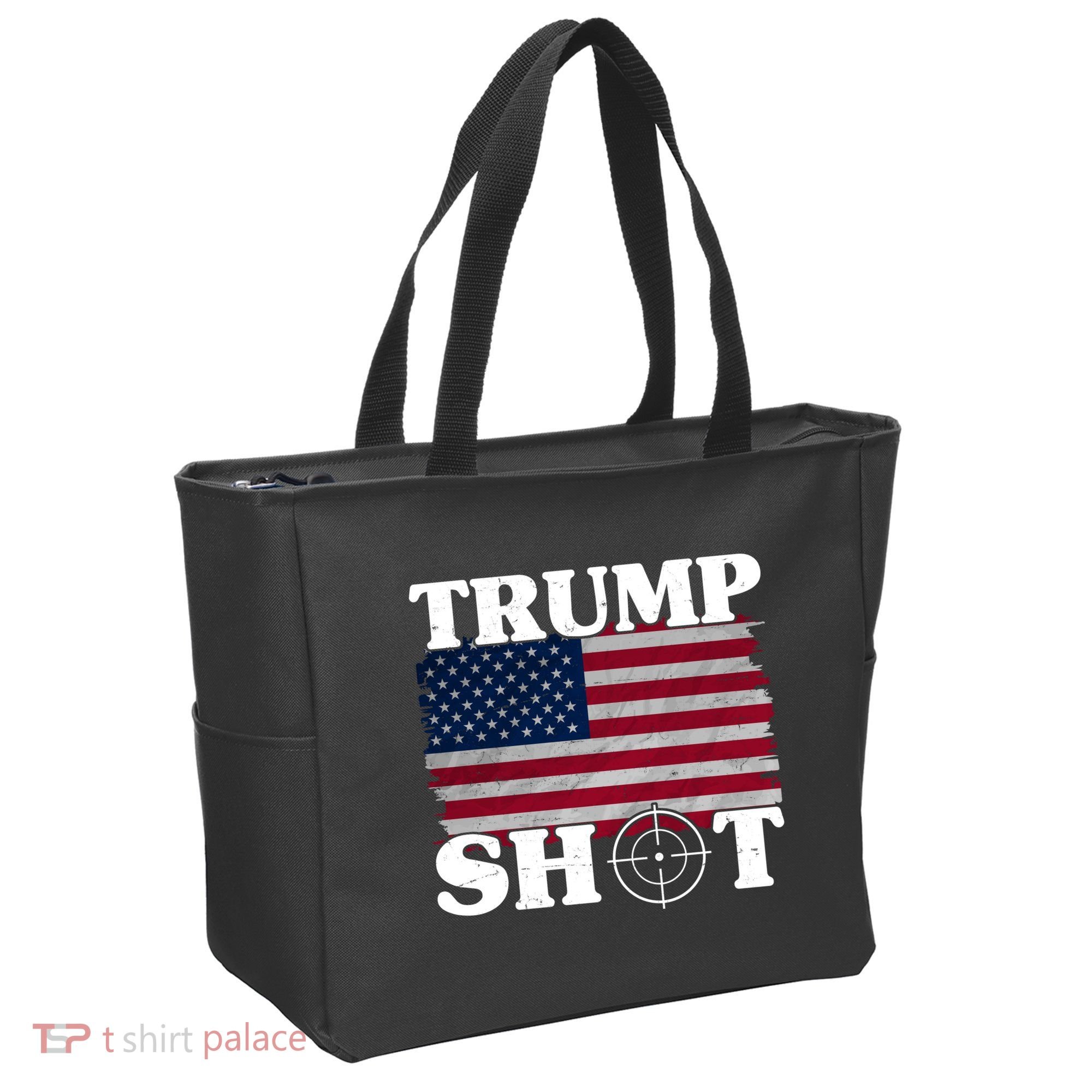 Trump Shot Rally Failed Shots Fired Assassination Tote Bag