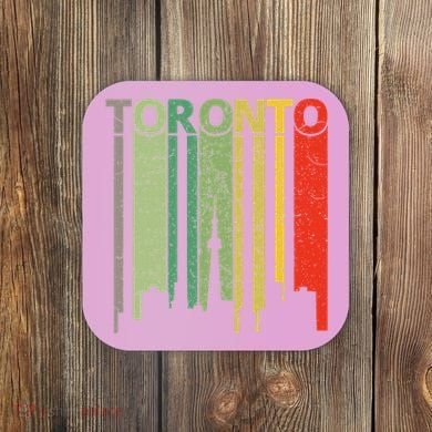 Toronto Skyline Retro Toronto Coaster