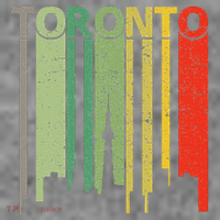 Toronto Skyline Retro Toronto Toddler Hoodie thumb 2