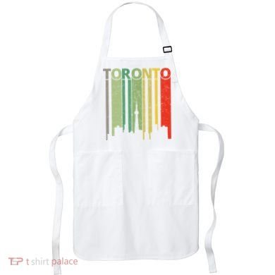 Toronto Skyline Retro Toronto Apron
