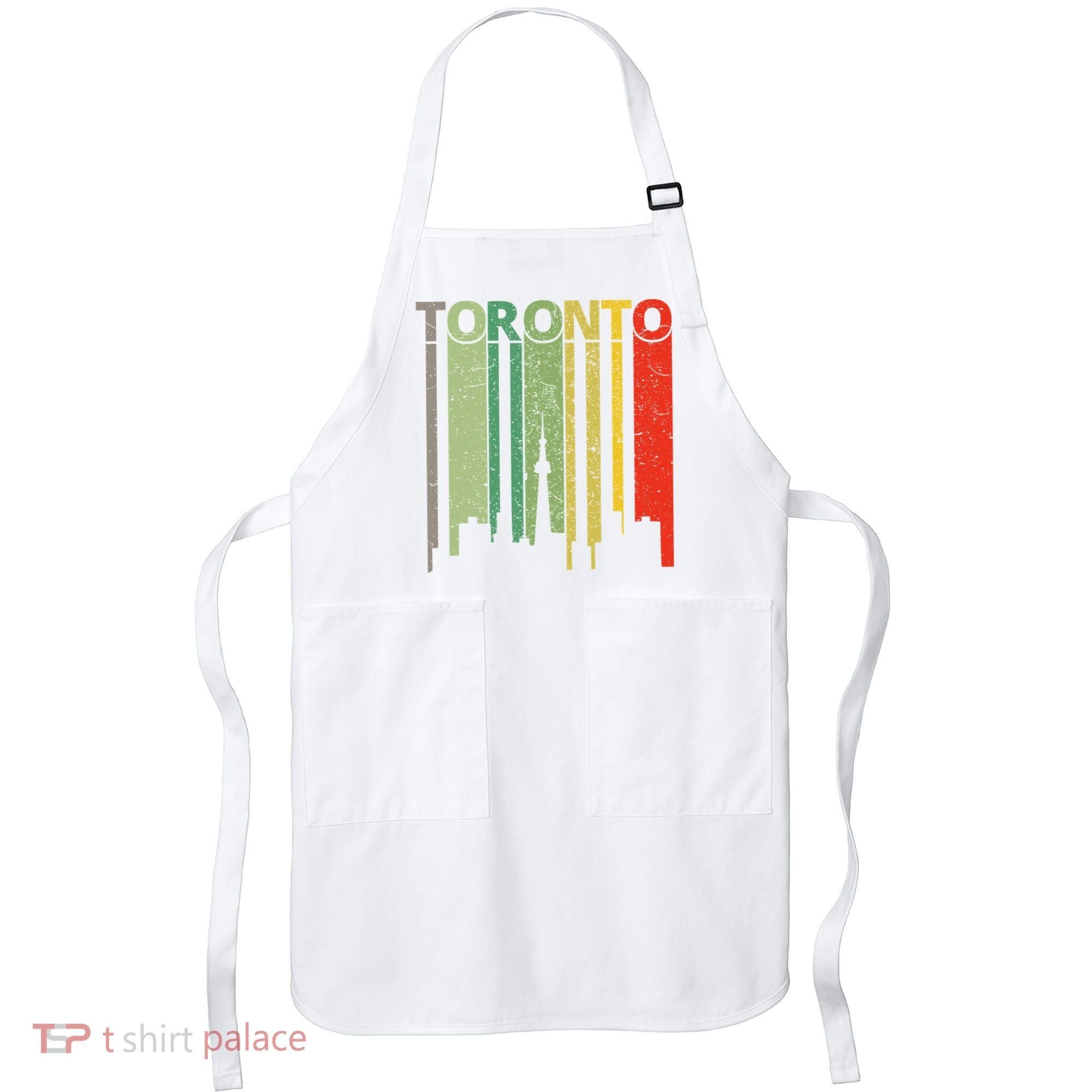 Toronto Skyline Retro Toronto Apron