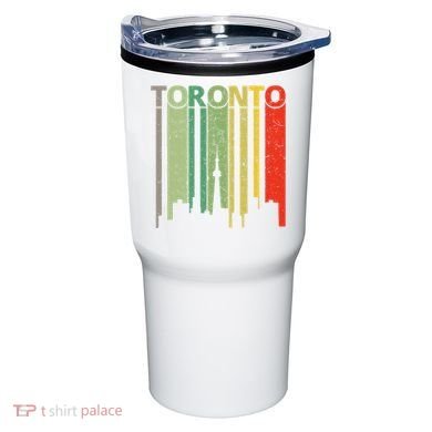 Toronto Skyline Retro Toronto Tumbler